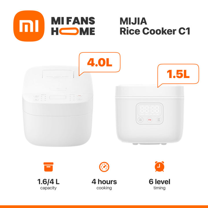 Xiaomi Mi Smart Mini Rice Cooker 1.5L 3L 4L LED Display Automatic