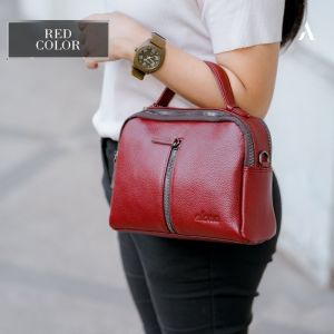 Tas Selempang Wanita Tas Kulit Wanita Tas Slingbag Wanita Tas Jinjing Wanita Cewek Alona Wilona Bag Premium Kulit Sapi High Quality