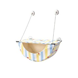 ZHONGMEET Suction Cups Cat Hammock Removable Heavy-Duty Hanging Cat Perch Easy To Install Thicken Cat Aerial Shelf Home