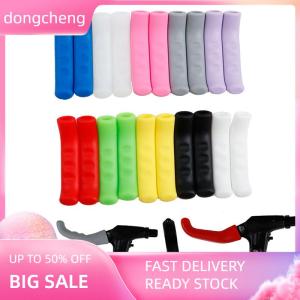 dongcheng Xe đạp phanh xử lý Bìa TPR MTB Grips xe đạp tay lái bảo vệ bìa chống trượt xe đạp bảo vệ bánh xe đạp phụ kiện