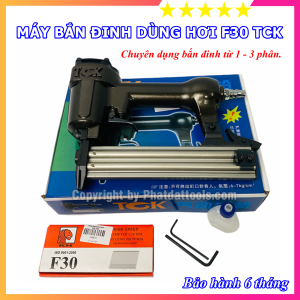 Máy Bắn Đinh Gỗ Hơi F30-TCK - Tặng hộp 5000 đinh gỗ F30 - Bảo Hành 6 Tháng