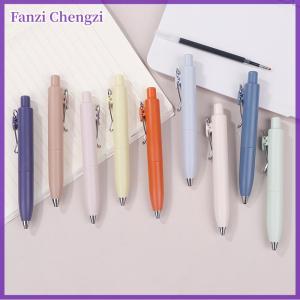 Fanzi 0.5mm nhỏ dày lõi chất béo nhỏ bỏ túi bút trung tính nhanh khô không thấm nước uniball một đẩy di động