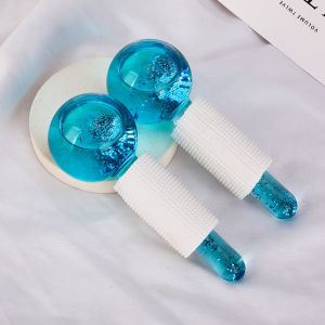 2Pcs/Box Ice Roller Beauty Crystal Ball Facial Skin Care Massage Roller Skin Care Eye Massager