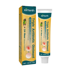 XiMonth Triple Antibiotic Ointment Wound Repairing Ointment Wound Healing Cream Firming Moisurizing Smoothing Skin Anti-Inflammatory Help Promote Wound Healing Nourish Skin Minimize Apperance Of Scars 24-Hour Infection Protection Repair Skin Car