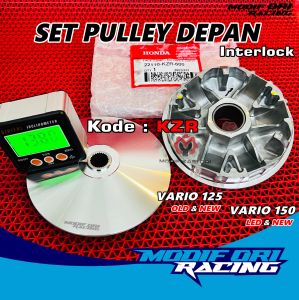 VARIO - RUMAH ROLLER KZR VARIO 125 RUMAH ROLLER VARIO 150 PULLEY VARIO 125 PULLEY VARIO 150 KEYLESS VARIO BUBUT pully pulley set rumah roller custom vario 150/125 old kode KZR bubut kipas dll derajat kerok jalur roller
