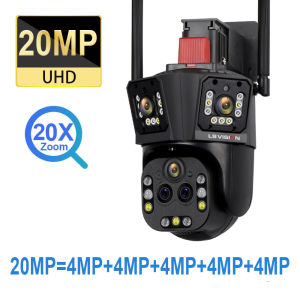 LS VISION 8K 16MP 4-Lens 3-Screen WIFI CCTV Camera 10X rangkaian Zoom optik PTZ kamera kamera kamera kamera kamera kamera kamera kamera kamera kamera kamera kamera kamera Video kamera kamera kamera Video kamera kamera kamera Video kamera kamera