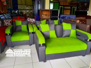 Sofa set 221 minimalis / set sofa model lengan tumpang minimalis elegan 221 seater