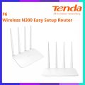 TENDA F6 Wireless N300 Router Tenda F6 Easy Setup Router 4 antena. 
