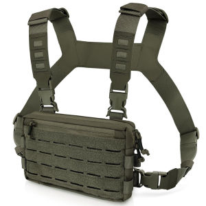 Tactical Chest Bag Backpack Camping Hunting Fishing Travel Molle Vest EDC Front Pouch Outdoor Recon Kit Pack Waist Shoulder Bags2026
