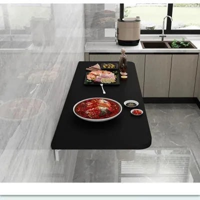 UNIVONNA foldable table with wall bracket foldable shelves with wall bracket smart table space saver table computer table collapsible shelf brackets