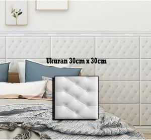 RW Wallpaper Stiker 3D Foam Headboard Dinding Busa Wall Foam Dinding Head Sticker