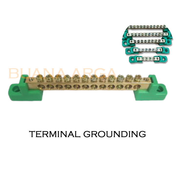 Terminal Block Grounding 10 POLE T001-0609/10 Gronding FORT ...