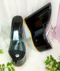 Dép xuồng quai trong đế trơn 15cm đúp trước 7cmthích hợp cô dâu đi bàn tiệc áo dài váy dàidép nhẹêm chân dễ mang