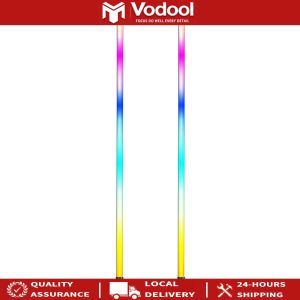 Modern RGB LED Corner Lamp with USB Power for Mood Lighting in Living Room and Bedroom