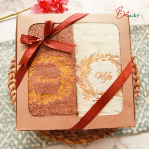 Handuk Ready Bordir Premium Kado Pernikahan Seserahan Wedding Hampers- GARDEN