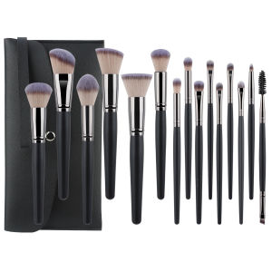 Makeup Brush Set Complete Set with Wooden Handle