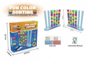 【SG Stock】Color Stack Challenge Puzzle Game Stacking & Matching Strategy Board Game for Kids & Adults