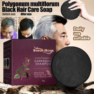 Dầu Gội Đen Dạng Bánh - Làm Đen TócGiảm Rụng TócTóc Trắng Chuyển Đen Tự Nhiên Chỉ Sau 1 Tháng