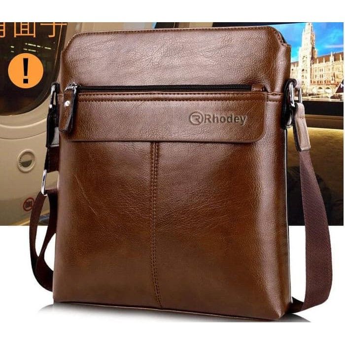 messenger bag shopee sling bag for men Messenger Bag Murah Shopee Tas Selempang Slempang Pria Cowok Kulit  Messenger Bag Pria(R1A6