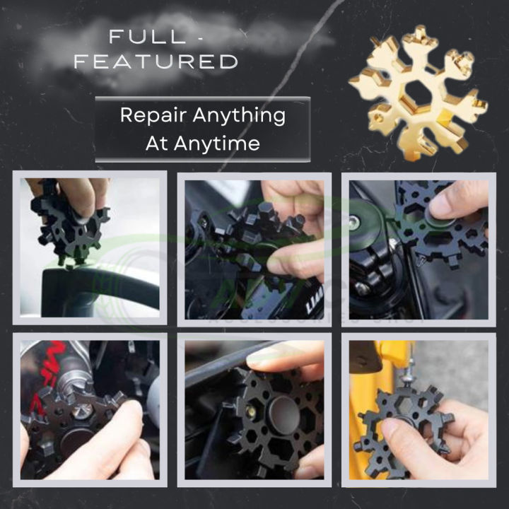 Screwdriver%20Keychain%2018%20in%201%20Multifunction%20Snowflake%20Snow%20Wrench%20Portable%20Bike%20Camp%20Hiking%20Repair%20Tool%20Outdoor%20Spanner%20-%20Image%204