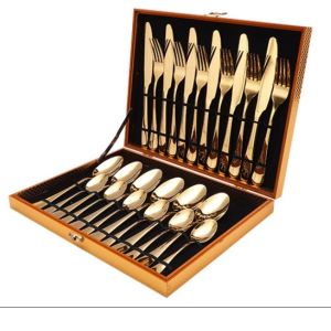 Cutlery 24piece set Stainless Steel Dinnerware Cutlery Keimav