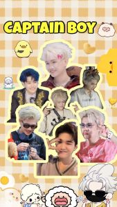 Set 197 Sticker Anh trai say Hi - Captain boy rapper Đức Duy dán laptop điện thoại đàn guitar mũ bảo hiểm