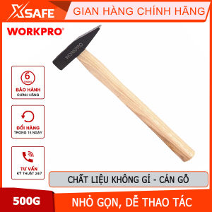 Búa đóng có cán cầm bằng gỗ cứng (500g) Workpro - WP241019