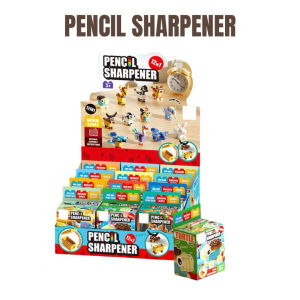 DIY Animal Stationery Building Blocks Pencil Sharpener Gel Pen Mini Brick Toy 12pcs Set Children