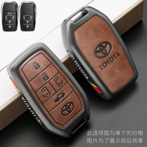 Car Key Case Cover For Toyota Yaris Cross 2023 Hilux Toyota Harrier Conquest Innova Zenix Sienta Noah 2023 Vellfire Alphard 2019 Full Protection Key Holder Shell Fob Cover