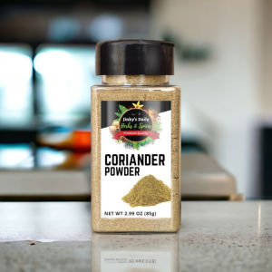 Coriander Powder 75g in Shaker Bottle by Jinkys Daily Herbs & Spices