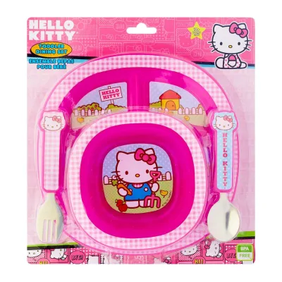 Munchkin Hello Kitty Toddler Dining Set Warehouse Clearance Sale
