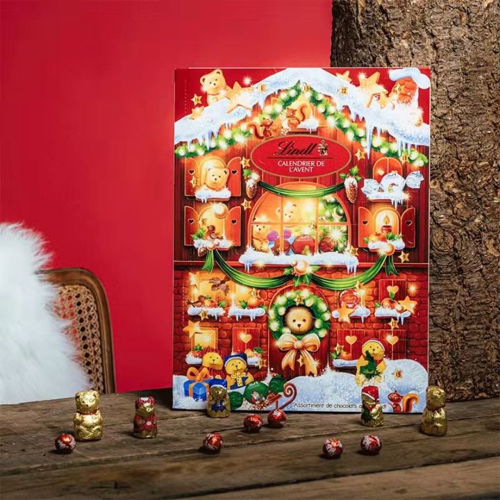 France Lindt Swiss Lotus Christmas countdown calendar chocolate blind ...