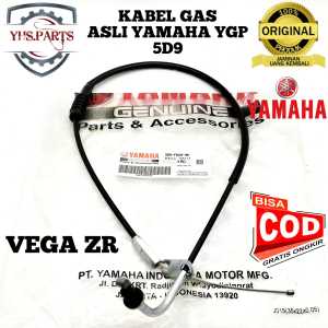 ASLI ORIGINAL KABEL TALI GAS YAMAHA YGP 5D9 VEGA ZR RR DIJAMIN PRESISI DAN AWET