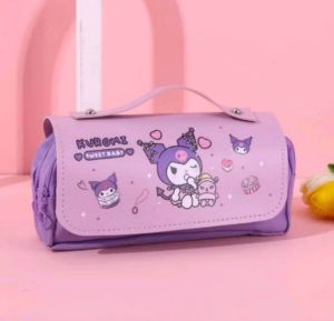 LVYIMAO 👍  กล่องเครื่องเขียนนักเรียน Sanrio Sario Kuromi Kitty Pochako กล่องการ์ตูนดินสอ กล่องเครื่องเขียนขนาดใหญ่ [ของขวัญโรงเรียน]