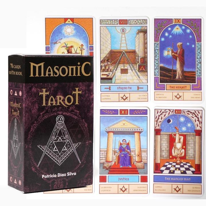 10.3*6cm Masonic Tarot Deck Cards Patricio Diaz Silva Esoteric Fortune ...