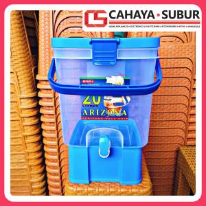 Dispenser Minumas Es Buah Lion Star 20Lt ARZN Drink Jar dengan Seal Karet Premium