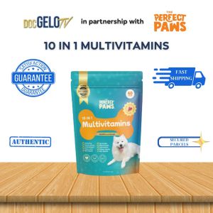 THE PERFECT PAWS 10 IN 1 MULTIVITAMINS CHEW TREATS FOR DOGS