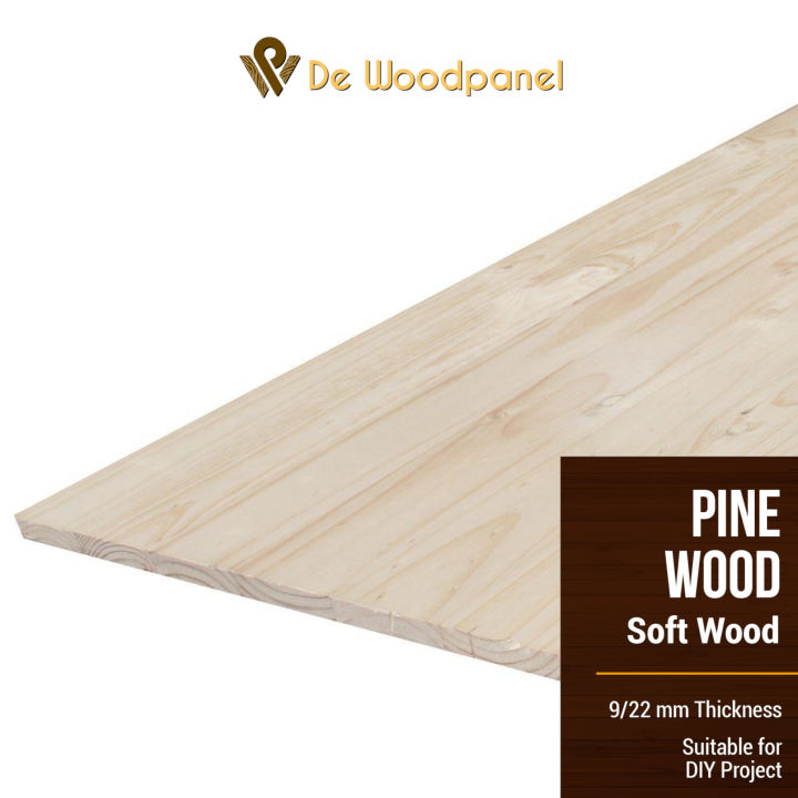 Pine Wood / Burn pine 22MM thickness 600mm X 120mm Lazada