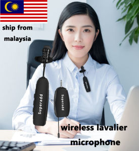 Wireless Lavalier Microphone Portable Audio Video Mini Mic for Phone Teaches Speaker Live Broadcast Phone Microphone