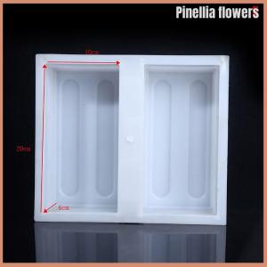 【Pinellia flowers】 DIY Paving Brick Mould Shaped Walk Maker Reusable Concrete Path Maker Mold SteppingFor Lawn Patio Yard Garden