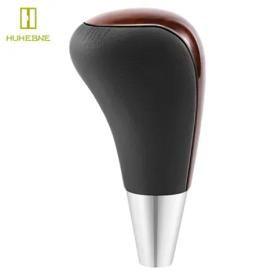L4【XINJIA】Wood Grain Car Gear Shift Knob for / Fortuner Crown Lever Shifter Stick