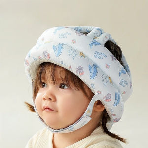 หมวกกันกระแทกเด็ก สามารถปรับได้ ปกป้องหัวของเด็ก 360 องศา ป้องกันการบาดเจ็บ เด็กหัดเดิน