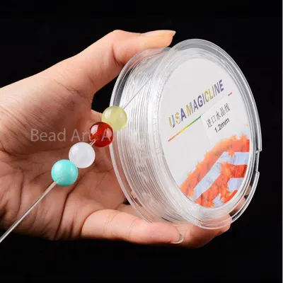 Cuộn Dây Cước Co Giãn Trong Suốt USA Magicline Dùng Xỏ Vòng Tay Chuỗi Hạt Trang Sức Lõi 0.5/ 0.6/ 0.7 /0.8/1/1.5MM - Bead Art