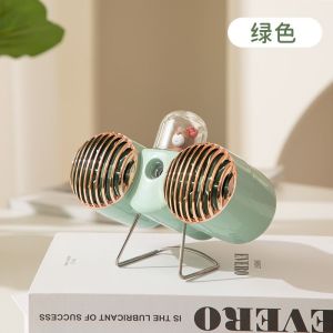BOSSLU Nano Spray Dengan 2 Kipas Pendingin Penyegar udara Portabel Mini Spray Dual Fan Rechargeable
