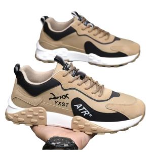Mens autumn black breathable mens sports shoes lightweight soft sole casual sports shoes mens shoes