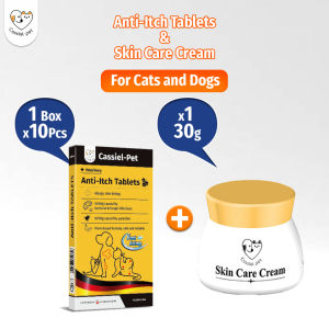 Cassiel  Anti Itching Medicine Ubat Gatal Kucing Skin Allergy Eczema Inflammation Relief For Cat&Dog ubat kurap kucin