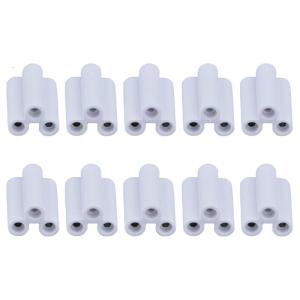 10Pcs T8 5 LED Lamp 3Pin Connector Double End 3Pin Female Adapter Brackets Light Connector Easy to Installation