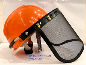 Mũ Bảo Hộ Mặt lưới Cắt Cỏ-  Gọng Nhôm-