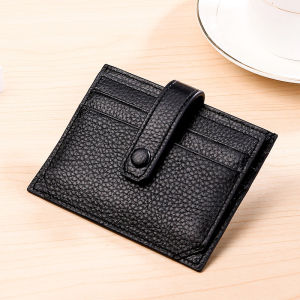Royal Bagger Card Clip Holder Wallet For Women Girls Genuine Cow Leather Fashion Clutch Bag Passport Bag Card Clip 8293