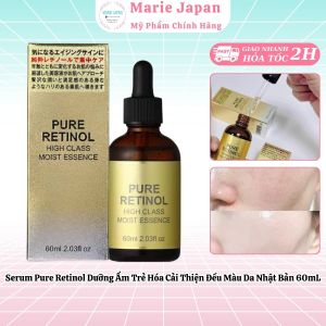 Serum Pure Retinol Dưỡng Ẩm Trẻ Hóa Cải Thiện Đều Màu Da Nhật Bản 60mL